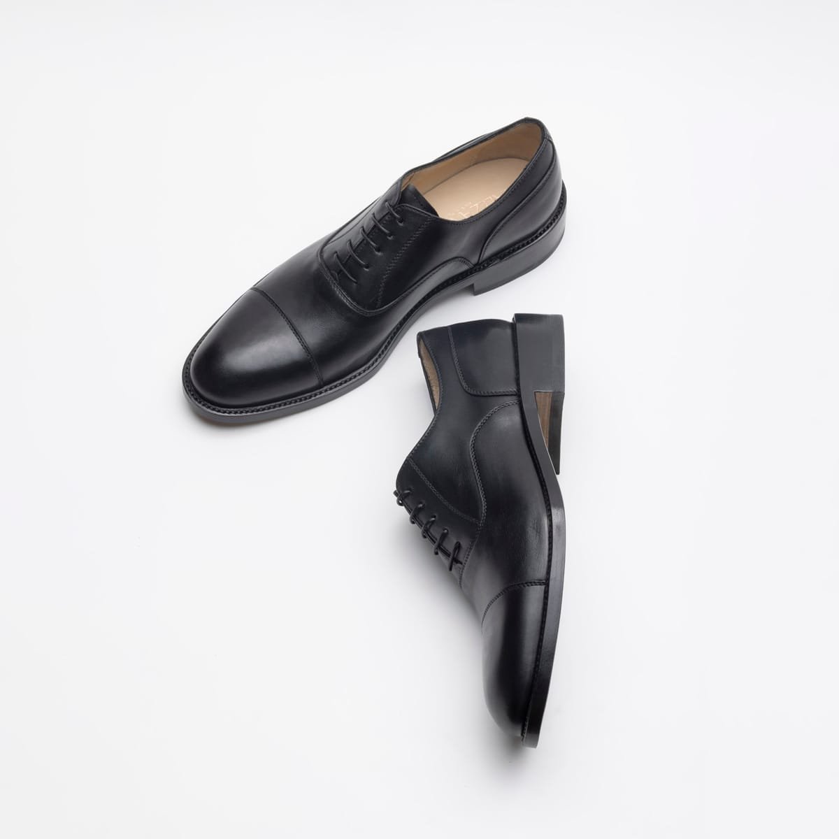 Oxford nero uomo Rotonda luxury artigianali | Valezani - immagine 5