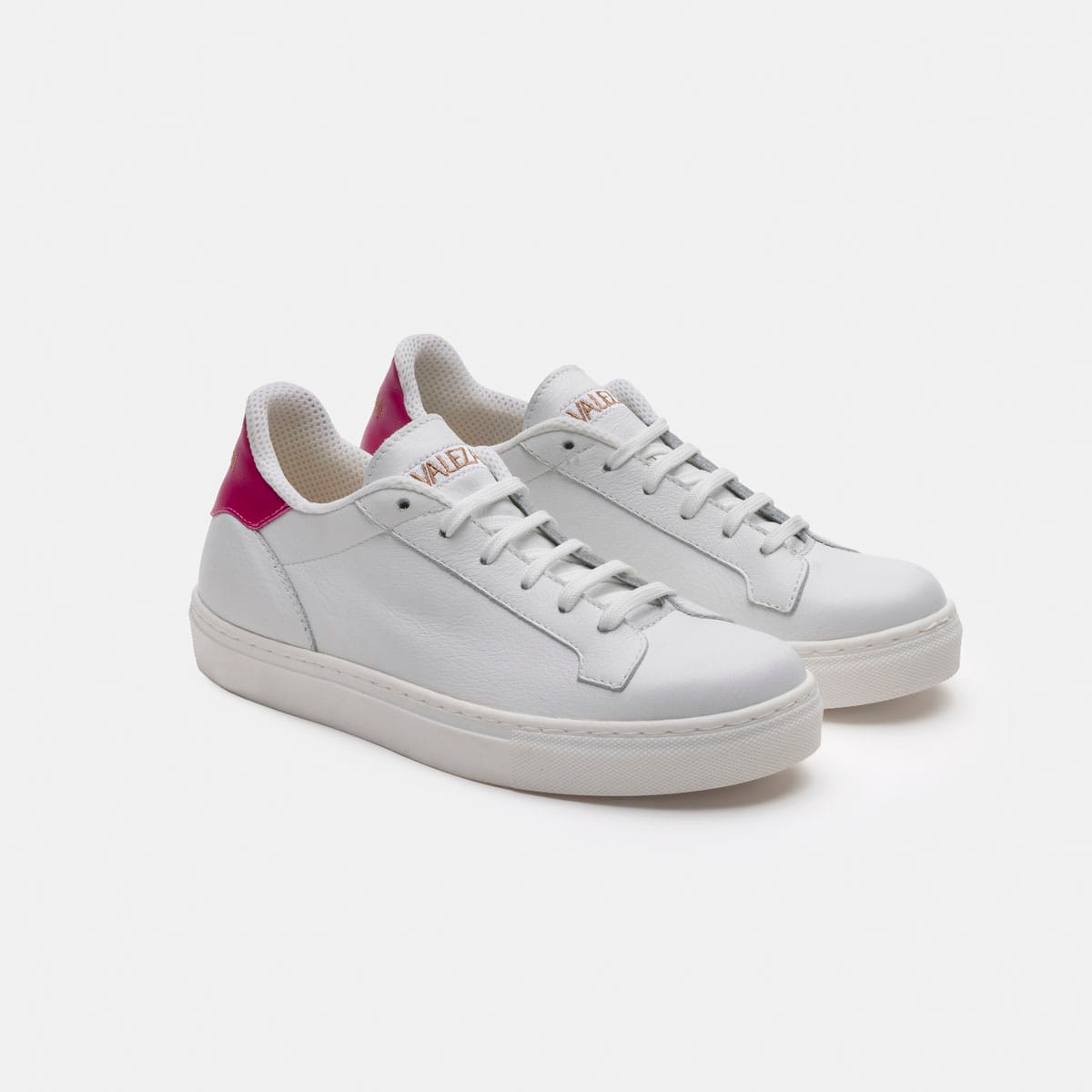 valezani sneakers bianca_fucsia made in italy