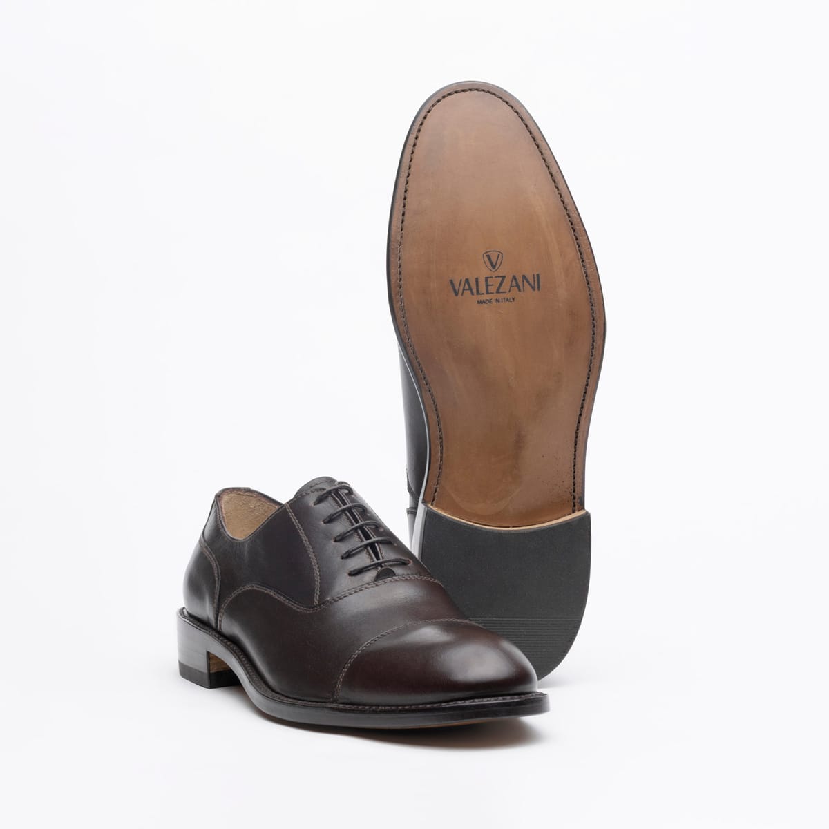 Oxford testa di moro uomo Rotonda luxury artigianali | Valezani - immagine 4