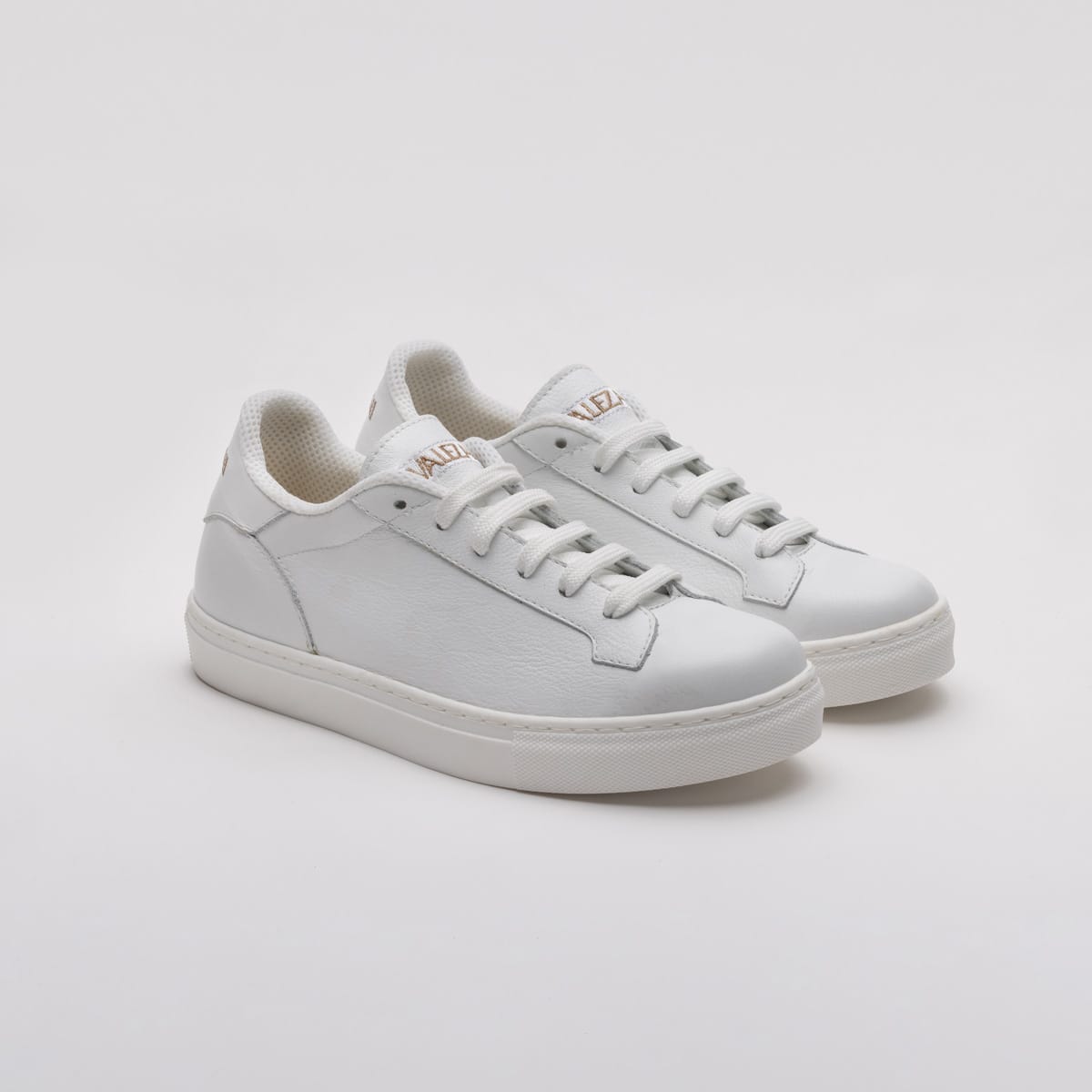 valezani sneakers donna in pelle bianca bianca made in italy