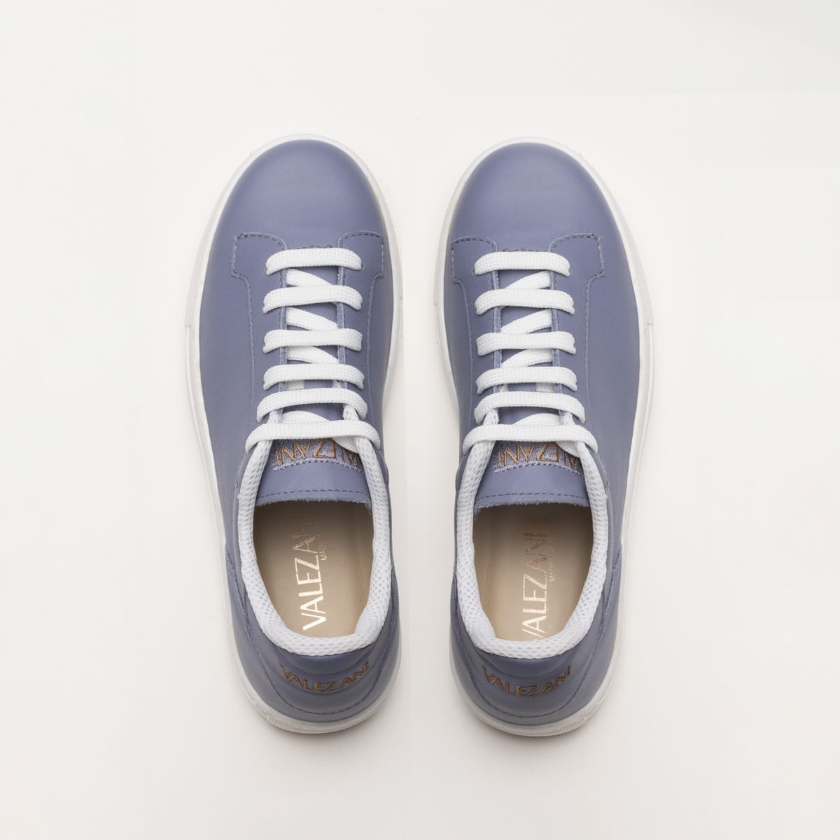 valezani sneakers uomo colore blu in pelle made in italy